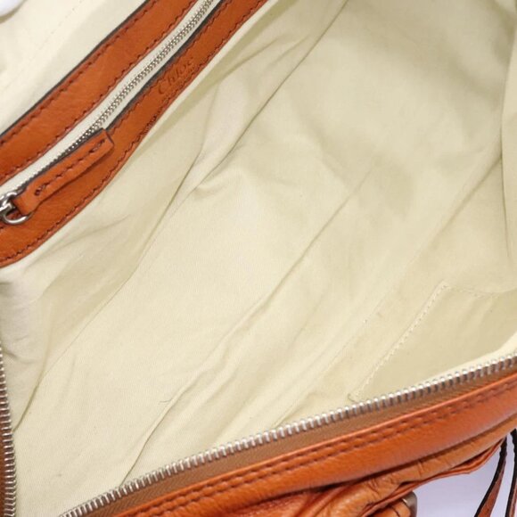 Chloe Paddington Hand Bag Leather Brown Auth am7626V - Picture 12 of 15